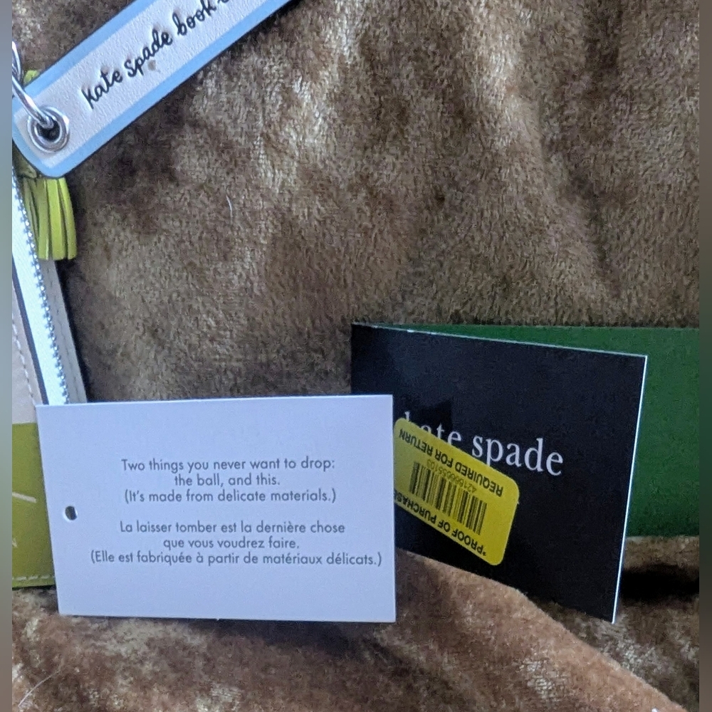 Kate Spade White and Green Cocktail Wallet - Picture 2 of 10